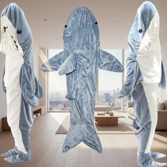 Shark Blanket Super Soft Fleece Wearable Sleep Bag
